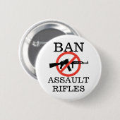 Ban Assault Rifiles Ronde Button 5,7 Cm (Voorkant /achterkant)