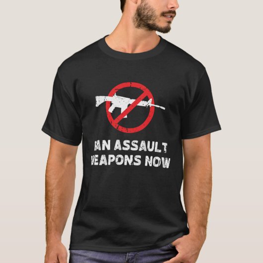 Ban Assault Weapons T-shirt (Voorkant)