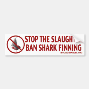 Ban Shark Finning Bumpersticker