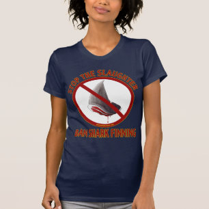 Ban Shark Finning Women's Dark T-shirt