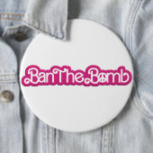 Ban The Bomb ／＃Nobarbenheimer ／ Ronde Button 6,0 Cm (In situ)