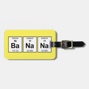BaNa Periodieke Tabel Bagagelabel