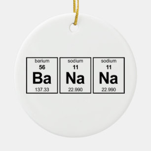 BaNa Periodieke Tabel Keramisch Ornament