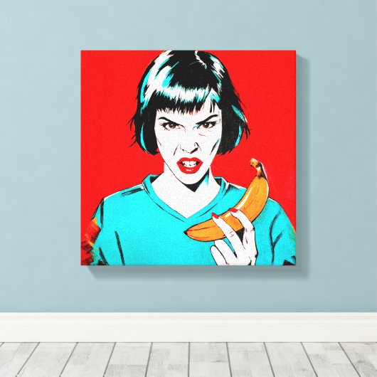 Banaan'24 Canvas Afdruk (Insitu (Houten vloer))