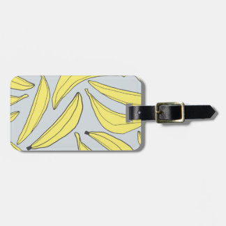 Banaan Bagagelabel in Geel