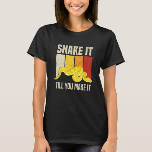 Banaan Bal Python Slang Reptiel T-shirt