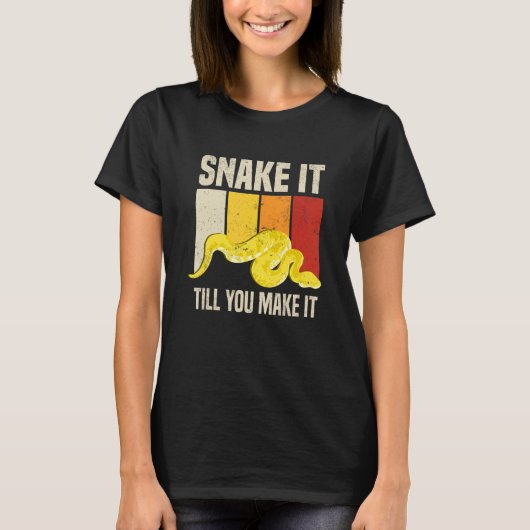 Banaan Bal Python Slang Reptiel T-shirt (Voorkant)