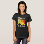 Banaan Bal Python Slang Reptiel T-shirt (Voorkant volledig)