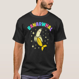 Banaan Banarwhal Narwal Eenhoorn Vis Kinderen Jong T-shirt