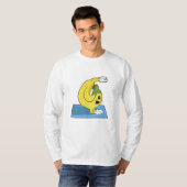 Banaan bij Yoga op Yoga mat T-shirt (Voorkant volledig)