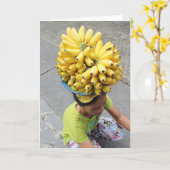 Banaan Blank Kaart (Gele Bloem)