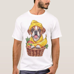 Banaan Boxer � Grappige Fruit Hond T-shirt
