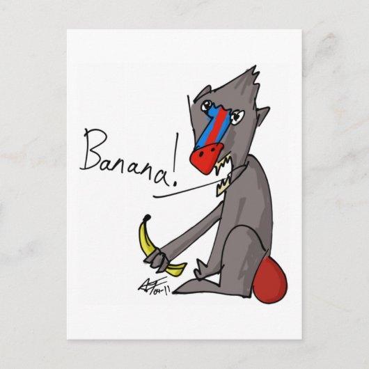 Banaan! Briefkaart (Voorkant)