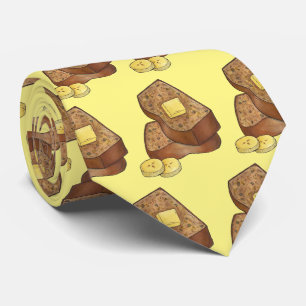 Banaan Brood Loaf Slice Butter Baking Food Stropdas