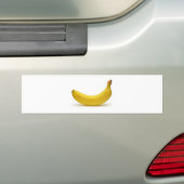 banaan bumpersticker (Op auto)