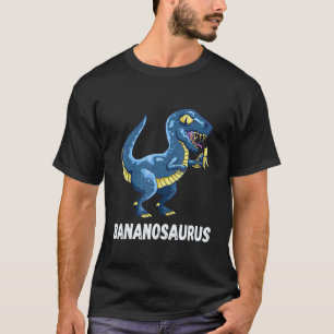 Banaan Dinosaurus Banaan Zomer Fruit Vegan Voedse T-shirt