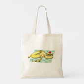 Banaan en pannenkoeken Ontbijt Fun Food Tote Bag (Achterkant)