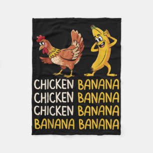 banaan fleece deken
