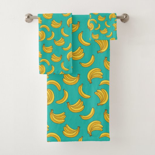 Banaan Fruit Fun Patroon Bad Handdoek (Insitu)
