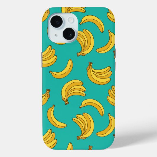 Banaan Fruit Fun Patroon Case-Mate iPhone Case (Achterkant)