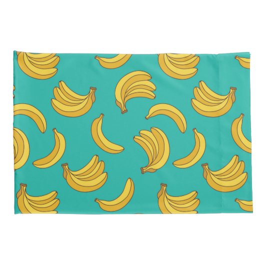 Banaan Fruit Fun Patroon Kussensloop (Achterkant-Rechts)