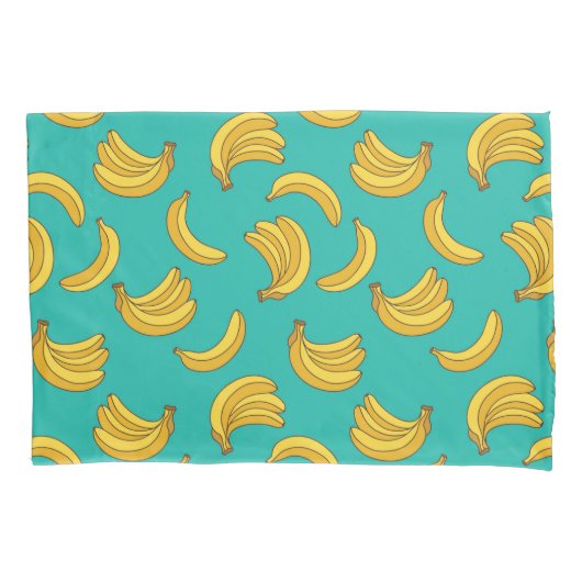 Banaan Fruit Fun Patroon Kussensloop (Voorkant-Links)