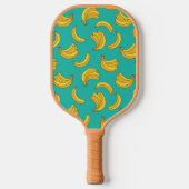 Banaan Fruit Fun Patroon Pickleball Paddle (Voorkant)
