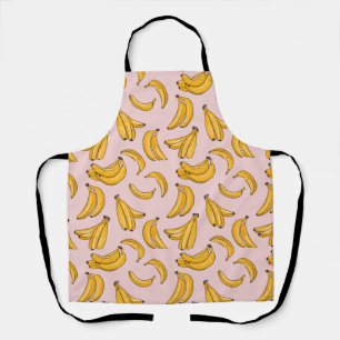 Banaan fruit zomer geel roze schort