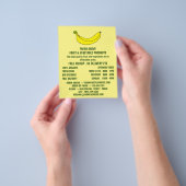 Banaan, Groenboeren Adverteren Flyer (Hand)