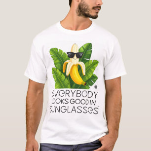 Banaan in zonnebril - Internationale Fruitdag T-sh T-shirt