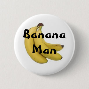 Banaan Man Button