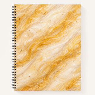 Banaan Milkshake Marmer Textuur Ontwerp Notitieboek