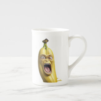 Banaan mokken Grappig gezicht Boos