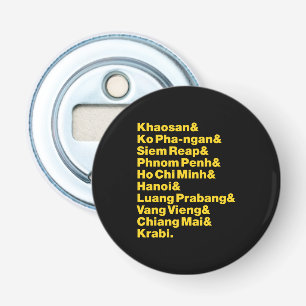 Banaan Pannenkoekenroute / Circuit Button Flesopener