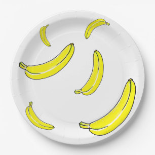 Banaan Papieren Bordje