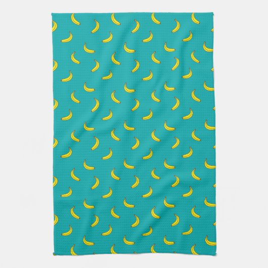 Banaan Patroon Keukenhanddoek (Verticaal)