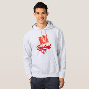 Banaan Slagger Grappig Baseball Aangepast Grafisch Hoodie
