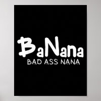 Banaan Slechte Nana Grappige Oma Moeder Familie Ci