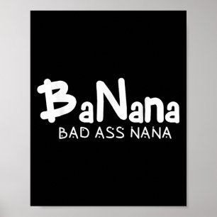 Banaan Slechte Nana Grappige Oma Moeder Familie Ci Poster