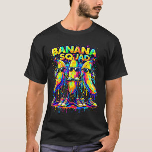 Banaan squad grappige druppel fruit crew tropische t-shirt