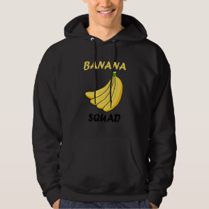 Banaan Squad Ironisch Team Banaan Exotische Vrucht Hoodie