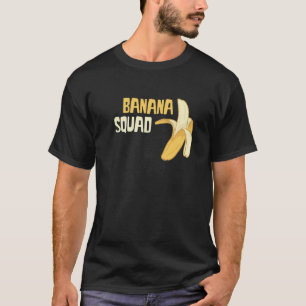 Banaan Squad Veganistisch Eten Vegetariërs Banaan T-shirt