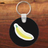 Banaan Sticker = psychologische validatie Sleutelhanger (Voorkant)