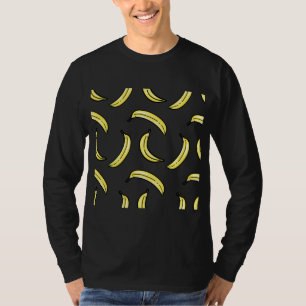 Banaan Tropisch Zomer Fruit Patroon Cool Food Love T-shirt