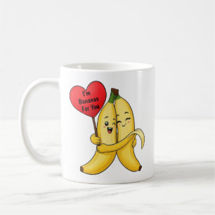 banaan-Valentijnsdag Koffiemok
