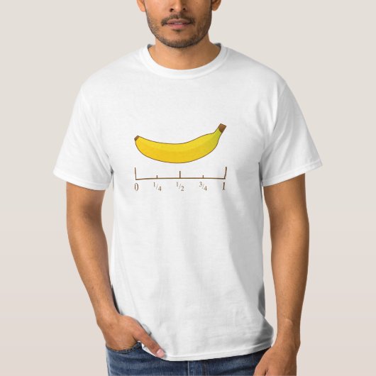 Banaan voor schaal t-shirt (Voorkant)