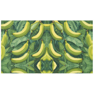 Banaan Vruchten en Bladeren Tropische Sfeer Tafelkleed