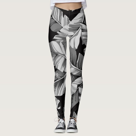 Banaanbladeren 3 leggings (Voorkant)