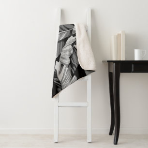 Banaanbladeren 3 sherpa deken