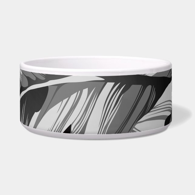 Banaanbladeren 3 voerbakje (Voorkant)